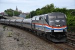 "Empire Service" cruises east approaching the station